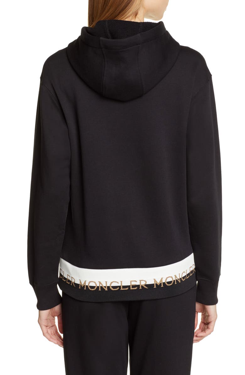 Moncler Logo Hoodie, Alternate, color, 