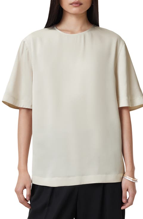 Amelie Satin T-Shirt