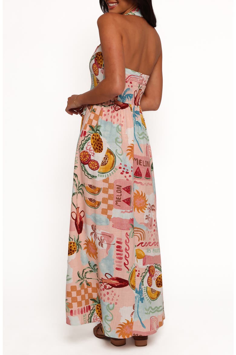Kiera Halter Maxi Dress, Alternate, color, SUMMER HAZE