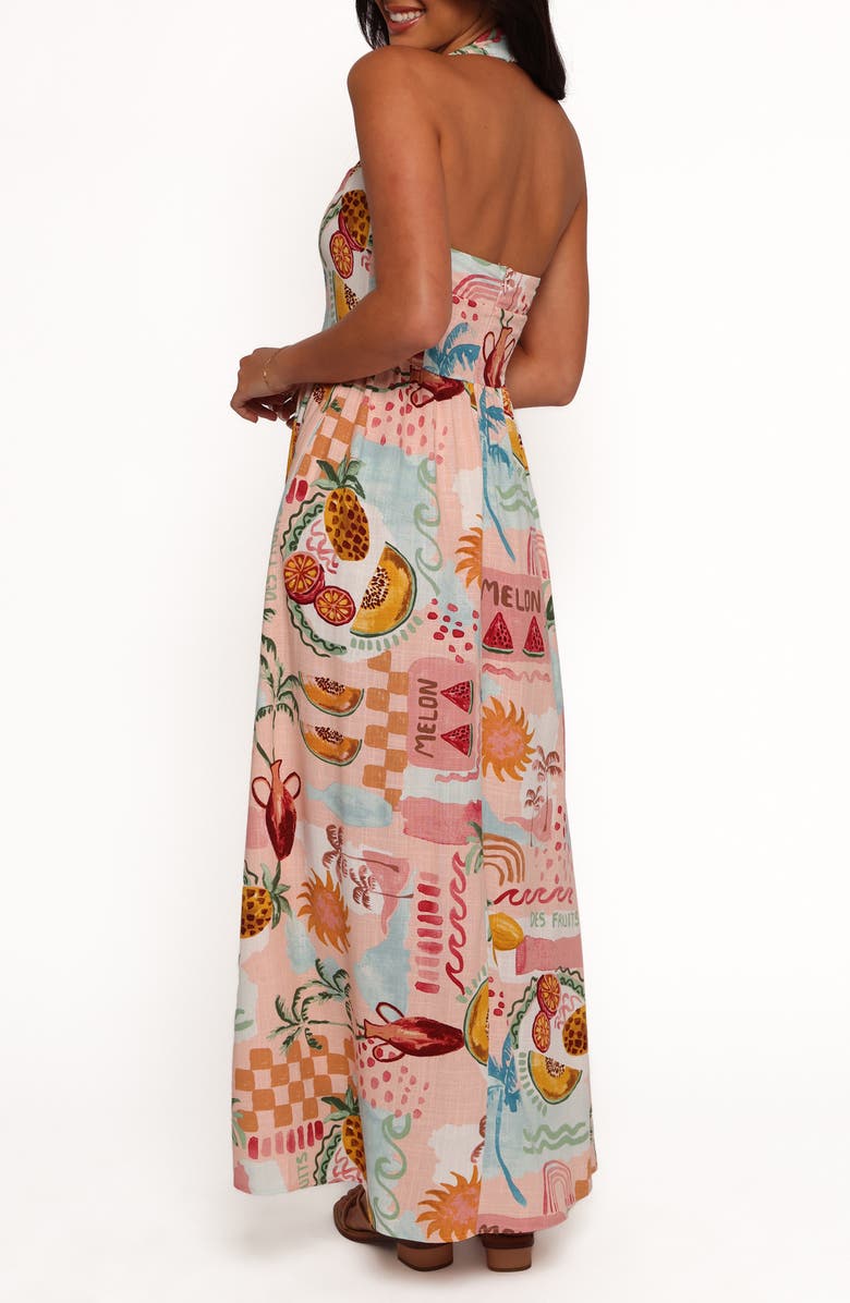 Petal & Pup Kiera Halter Maxi Dress, Alternate, color, Summer Haze