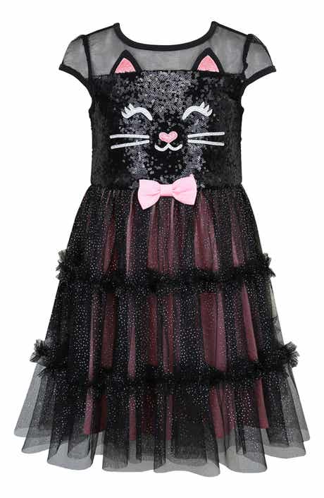 Kids' Sequin Kitty Tutu Dress