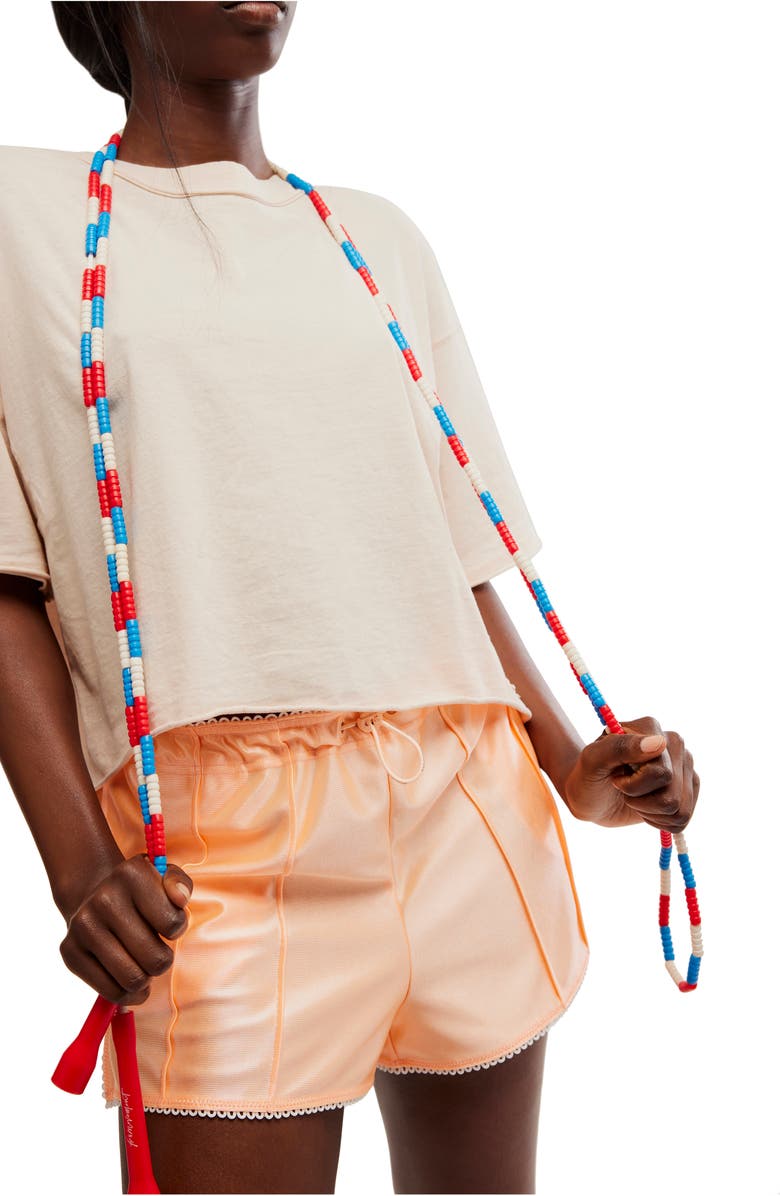 Free People FP Movement Roll With It Shorts, Alternate, color, Pastel Peach