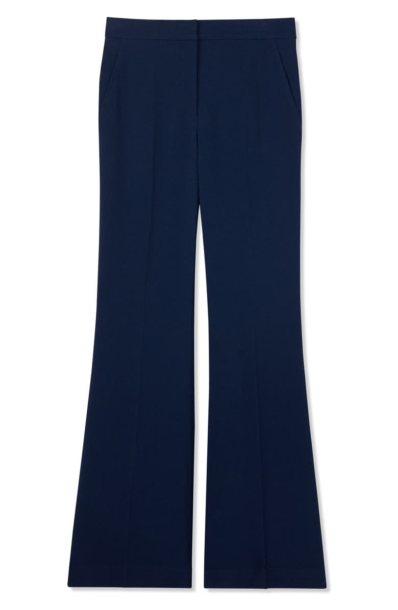 ST. JOHN Textured Crepe Pants, Alternate, color, 