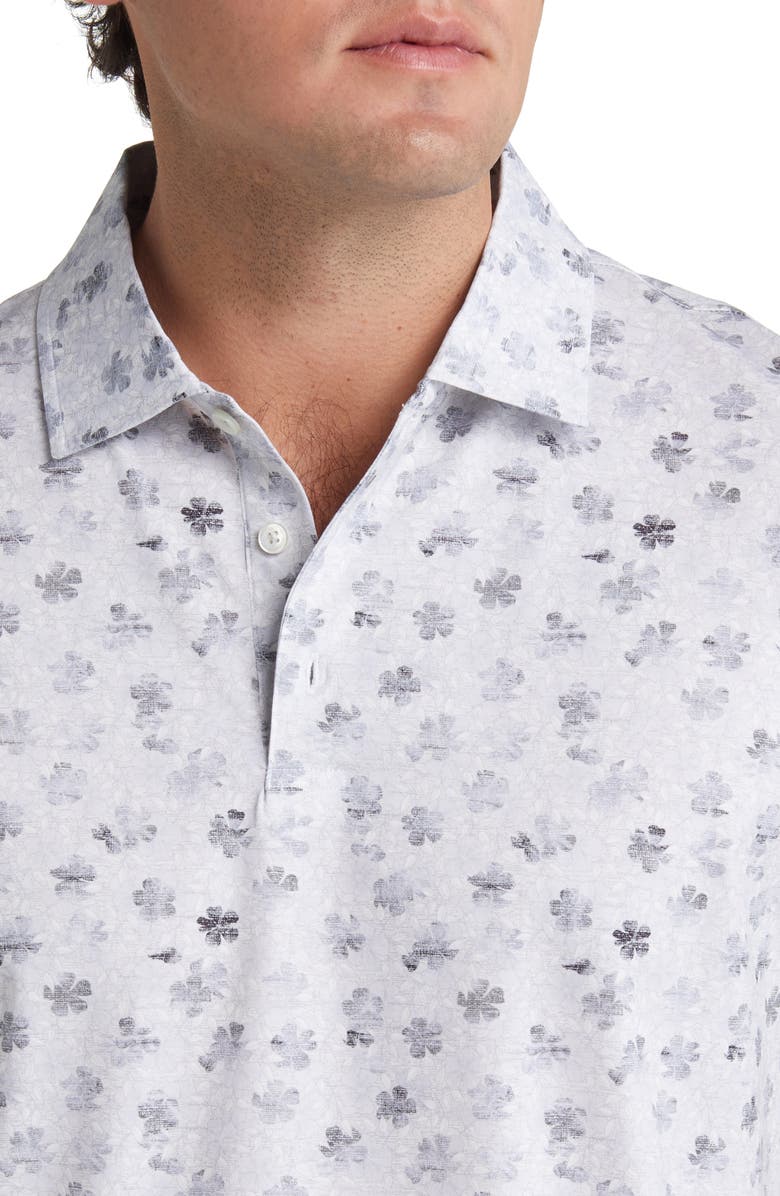 Bugatchi Victor OoohCotton<sup
®</sup
 Print Polo, Alternate, color, 