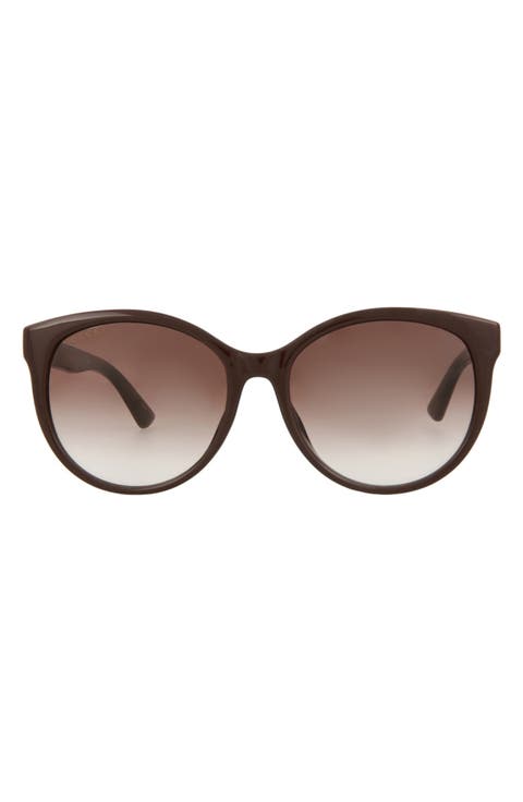 56mm Round Sunglasses