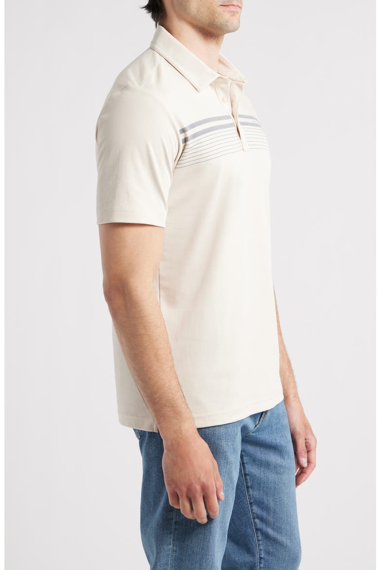 Cathedral Cotton Blend Polo, Alternate, color, MOONBEAM
