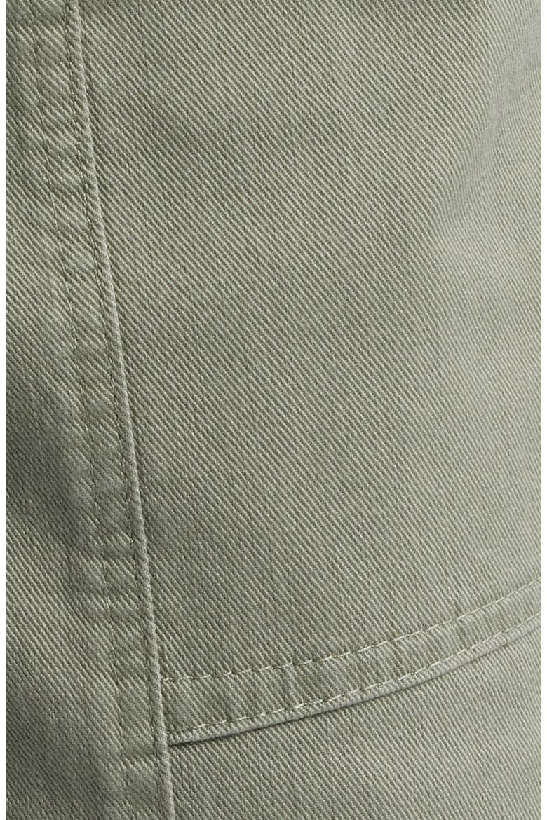 Skyrise Cotton Crop Wide Leg Utility Pants, Alternate, color, DEEP SEAGRASS