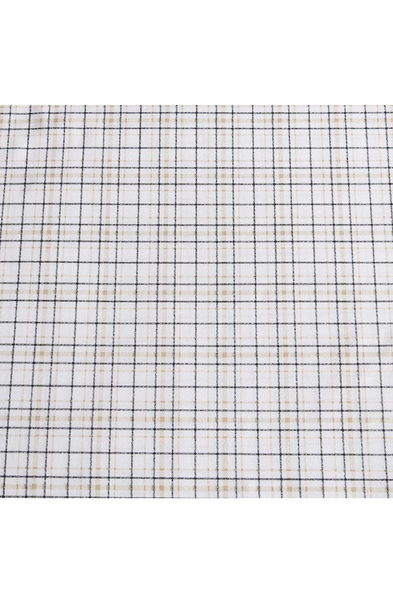 Nautica Malor Plaid 200 Thread Count Cotton Percale Sheet Set, Alternate, color, Sea Wheat/ Navy