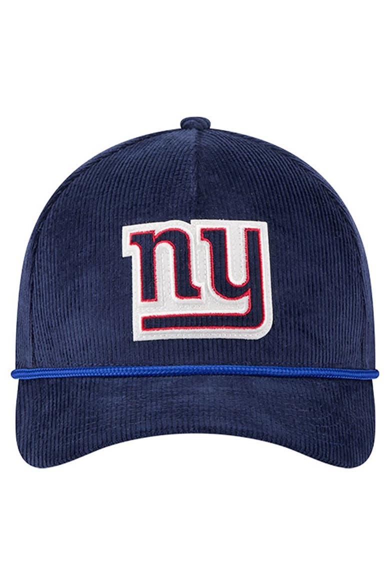 Men's New Era Royal New York Giants Cord Corduroy 9FORTY A-Frame Adjustable Hat, Alternate, color, Royal