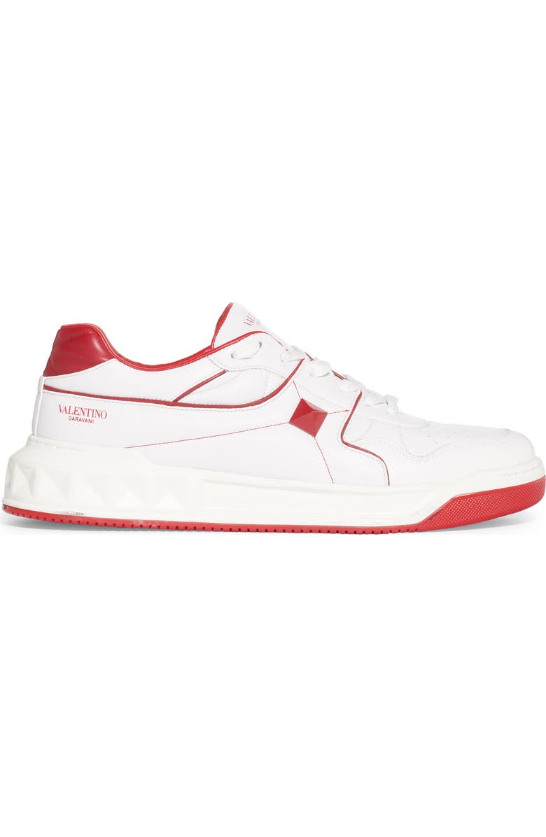Valentino Garavani Roman Stud Low Top Sneaker, Alternate, color,