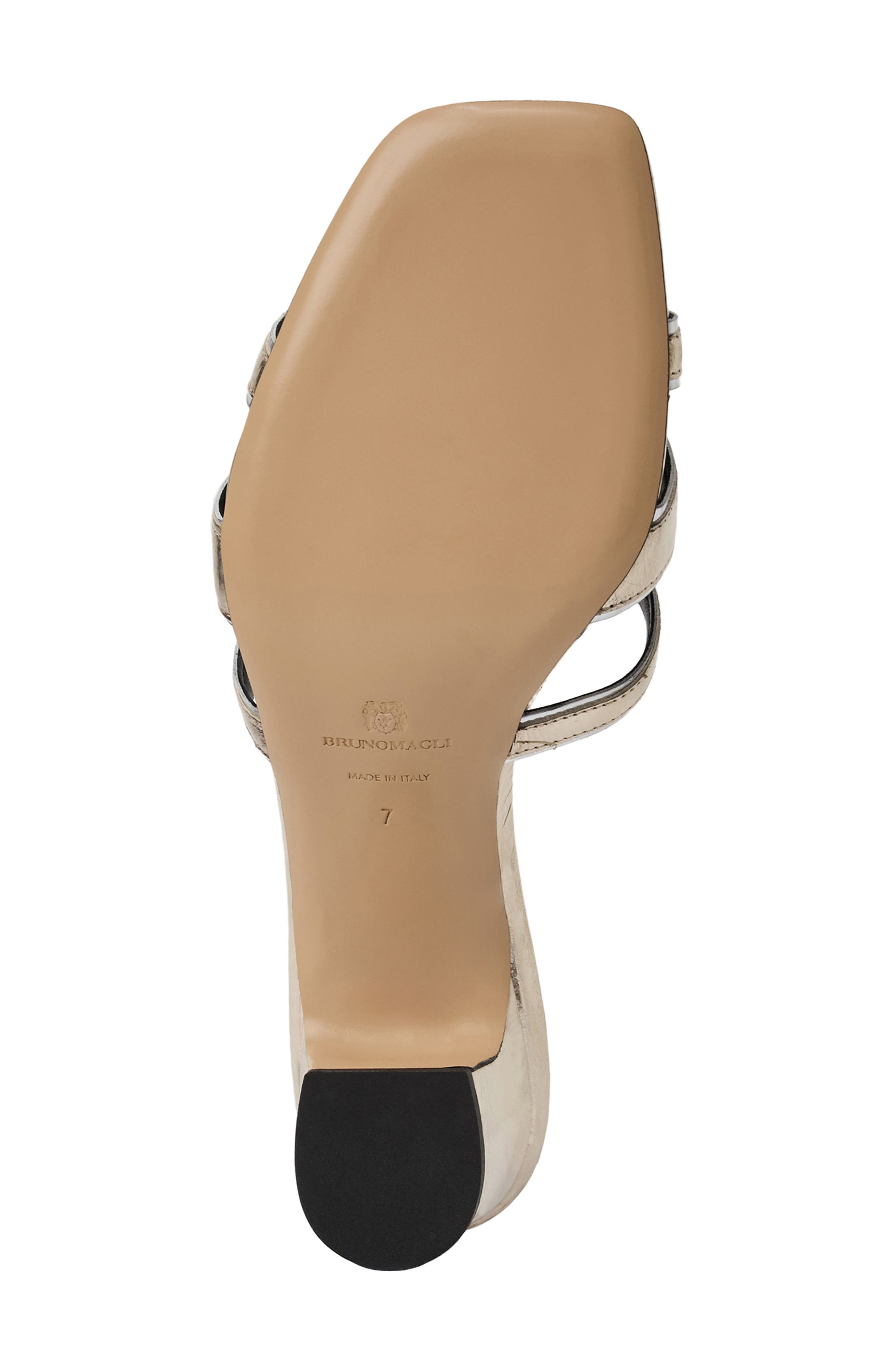 Enora Slide Sandal, Alternate, color, PLATINO/ SILVER