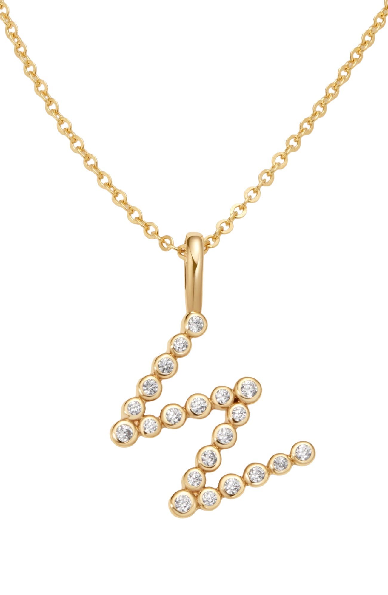Gold Vermeil Initial W