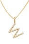  Gold Vermeil Initial W