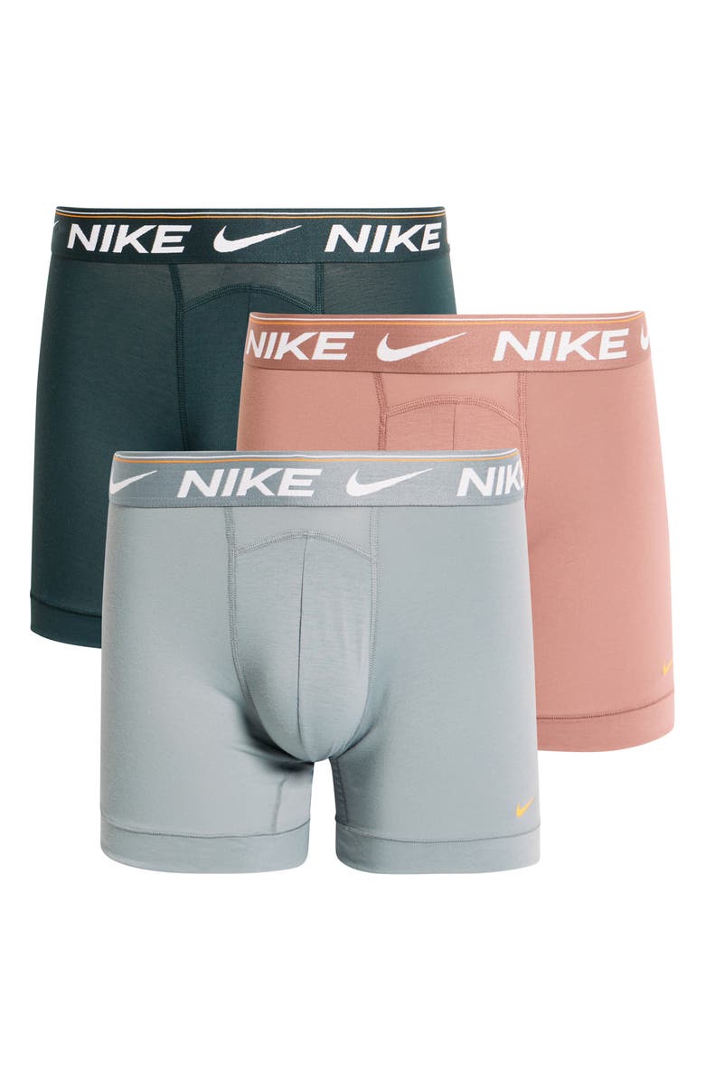 Nike Dri-FIT Ultra Comfort 3-Pack Boxer Briefs, Alternate, color, Mauve Multi