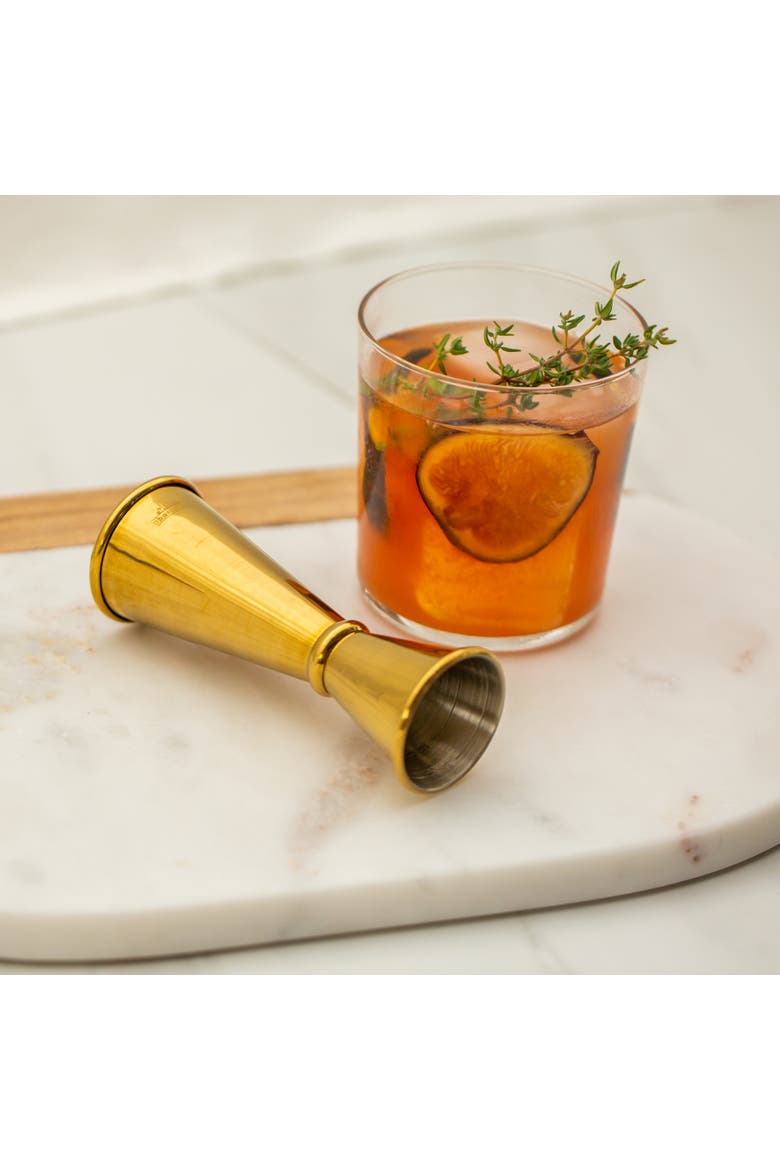 Gold Japanese Cocktail Jigger, Alternate, color, Gold