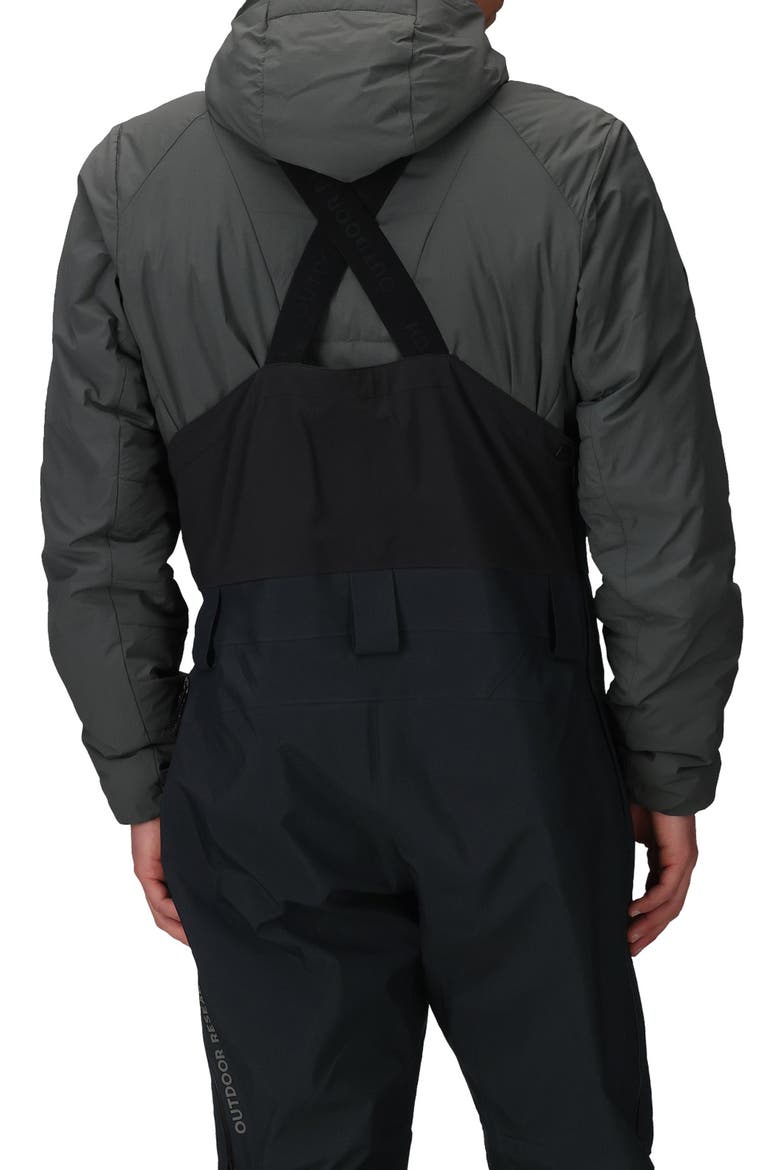 Hemispheres Team Waterproof Ski Bibs, Alternate, color, BLACK