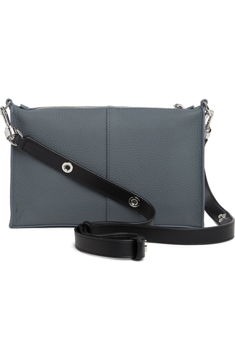 AllSaints Eve Leather Crossbody Bag, Alternate, color,