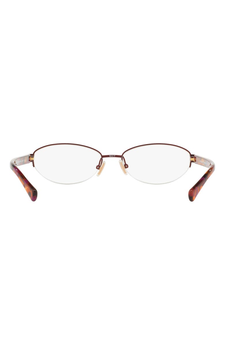 COACH 54mm Oval Optical Glasses, Alternate, color, 