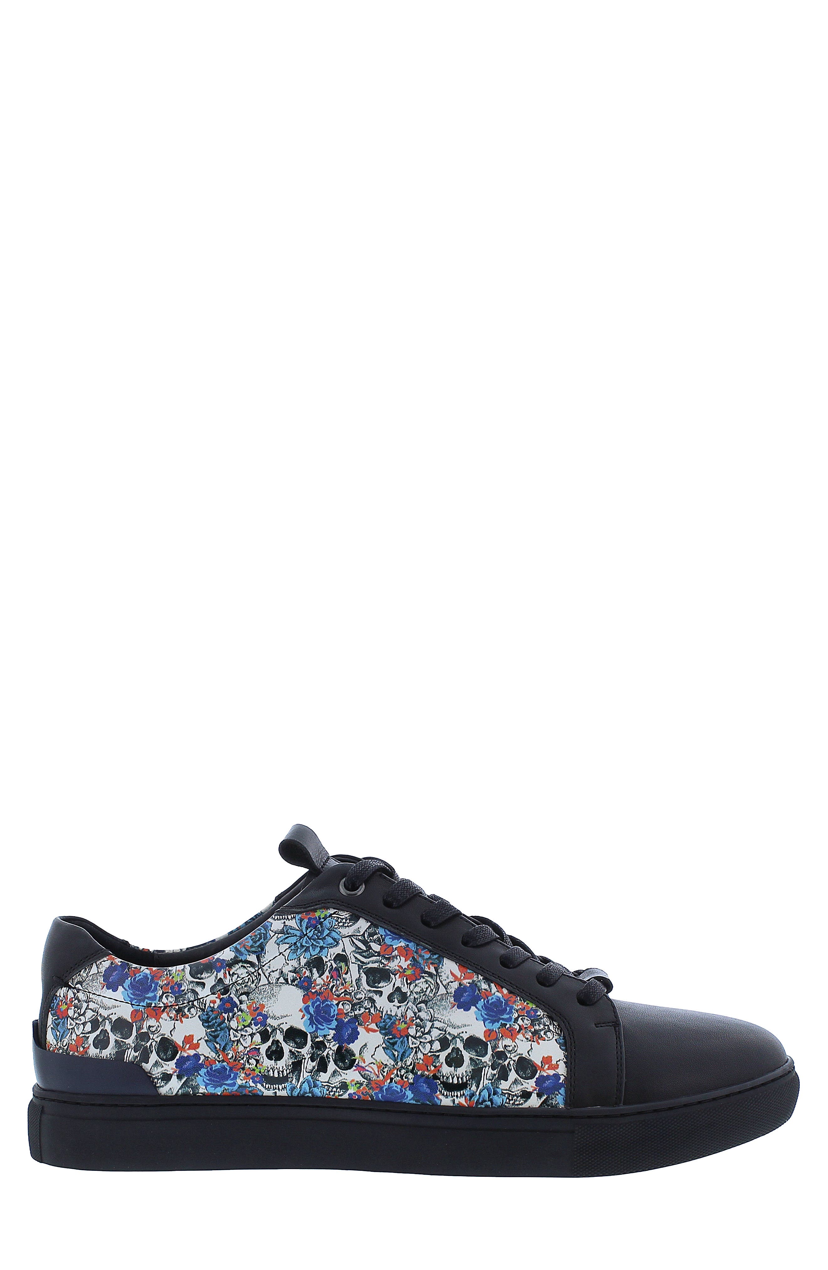 Robert Graham Alexander Leather Sneaker, Alternate, color, 