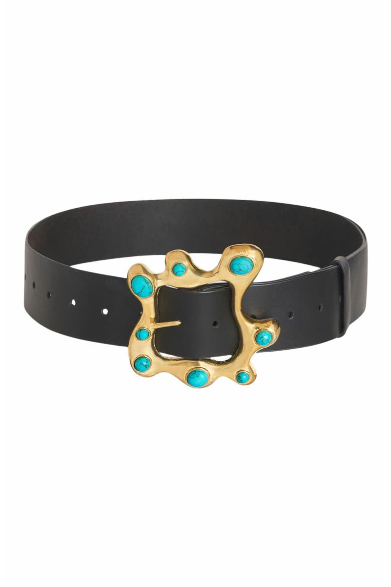 Hidden Gem Belt, Main, color, Black Turquoise