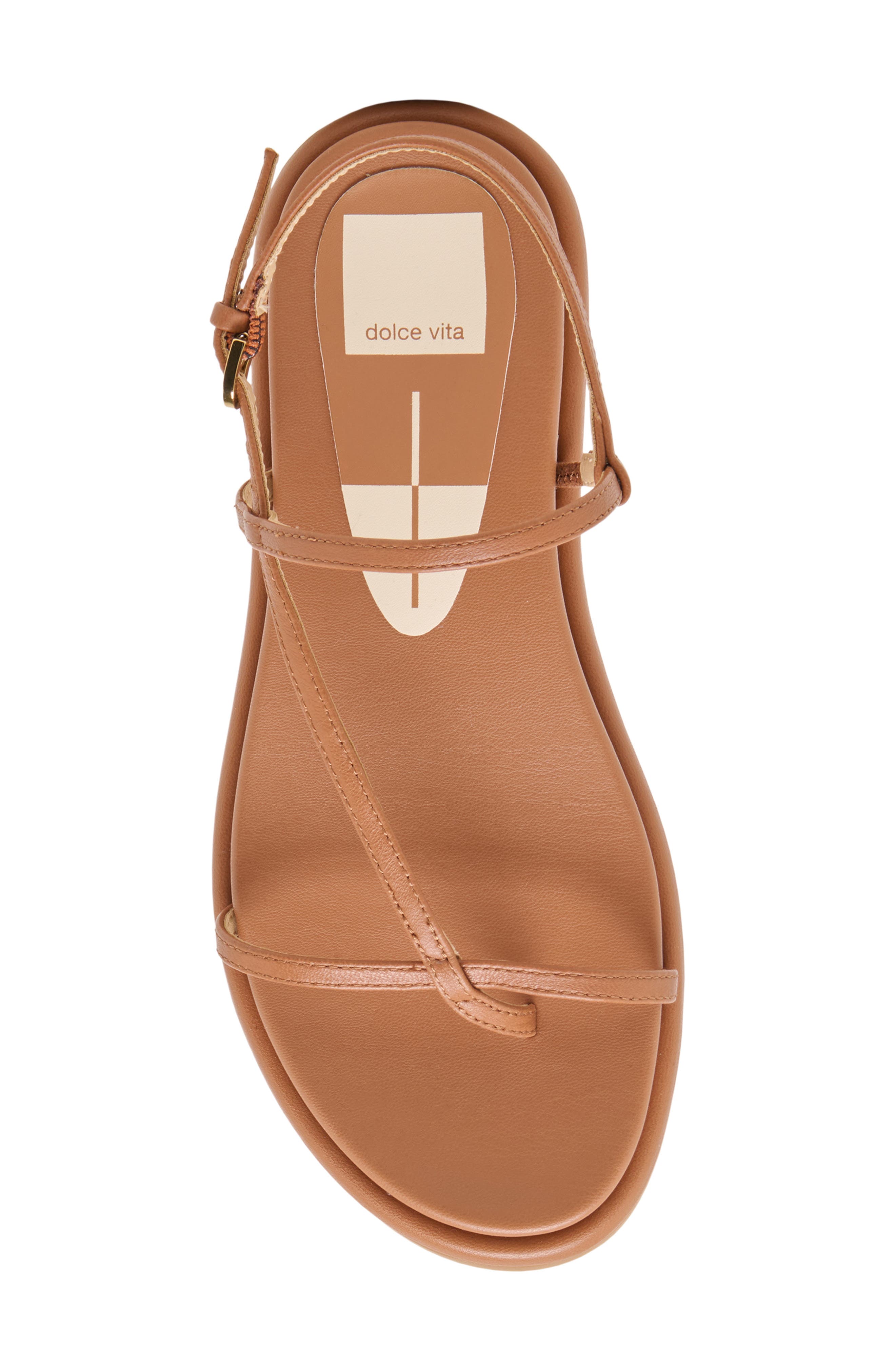 Dolce Vita Dallen Strappy Sandal, Alternate, color, Saddle Leather