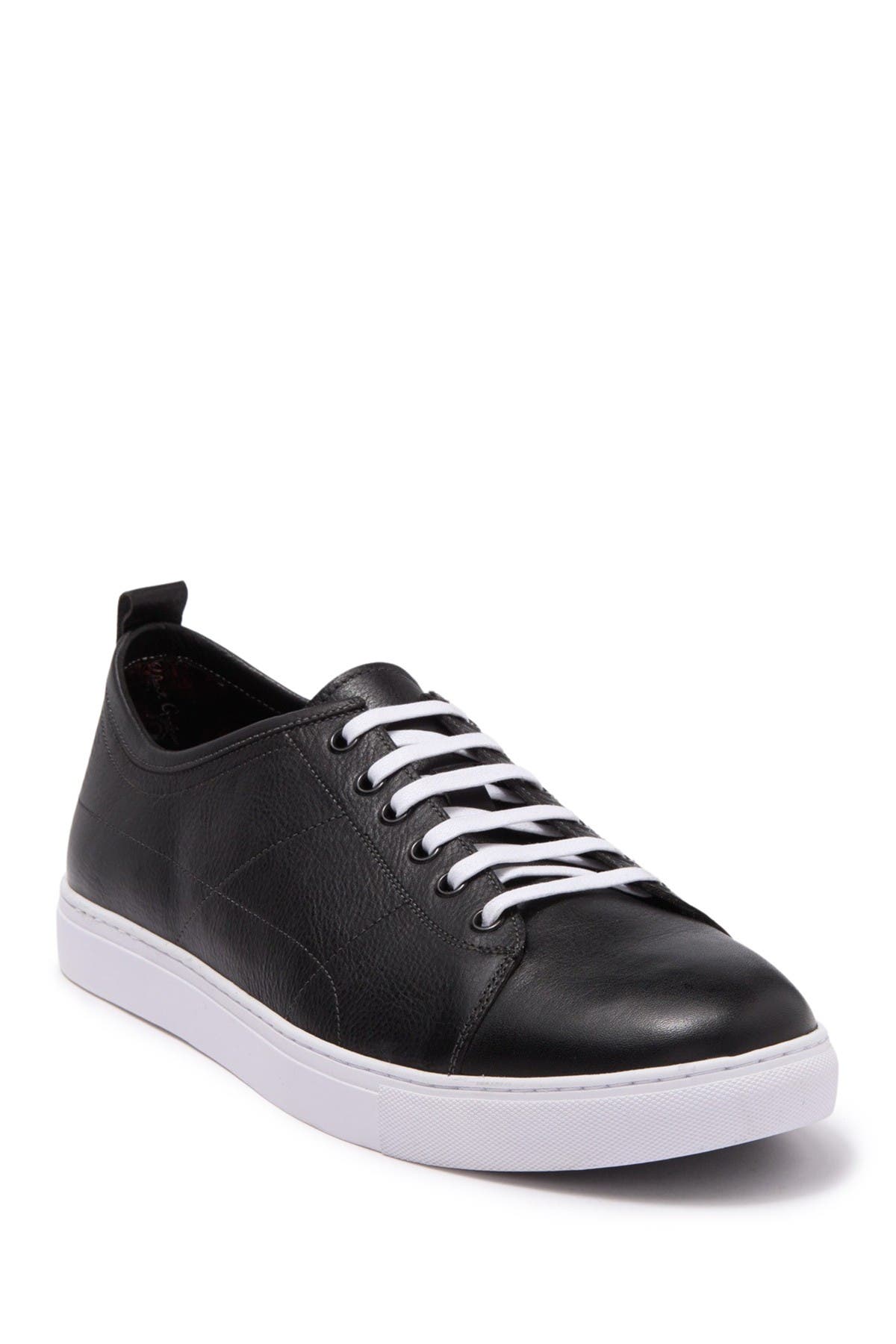 Robert Graham Blackburn Leather Sneaker - Wide Width, Main, color, 