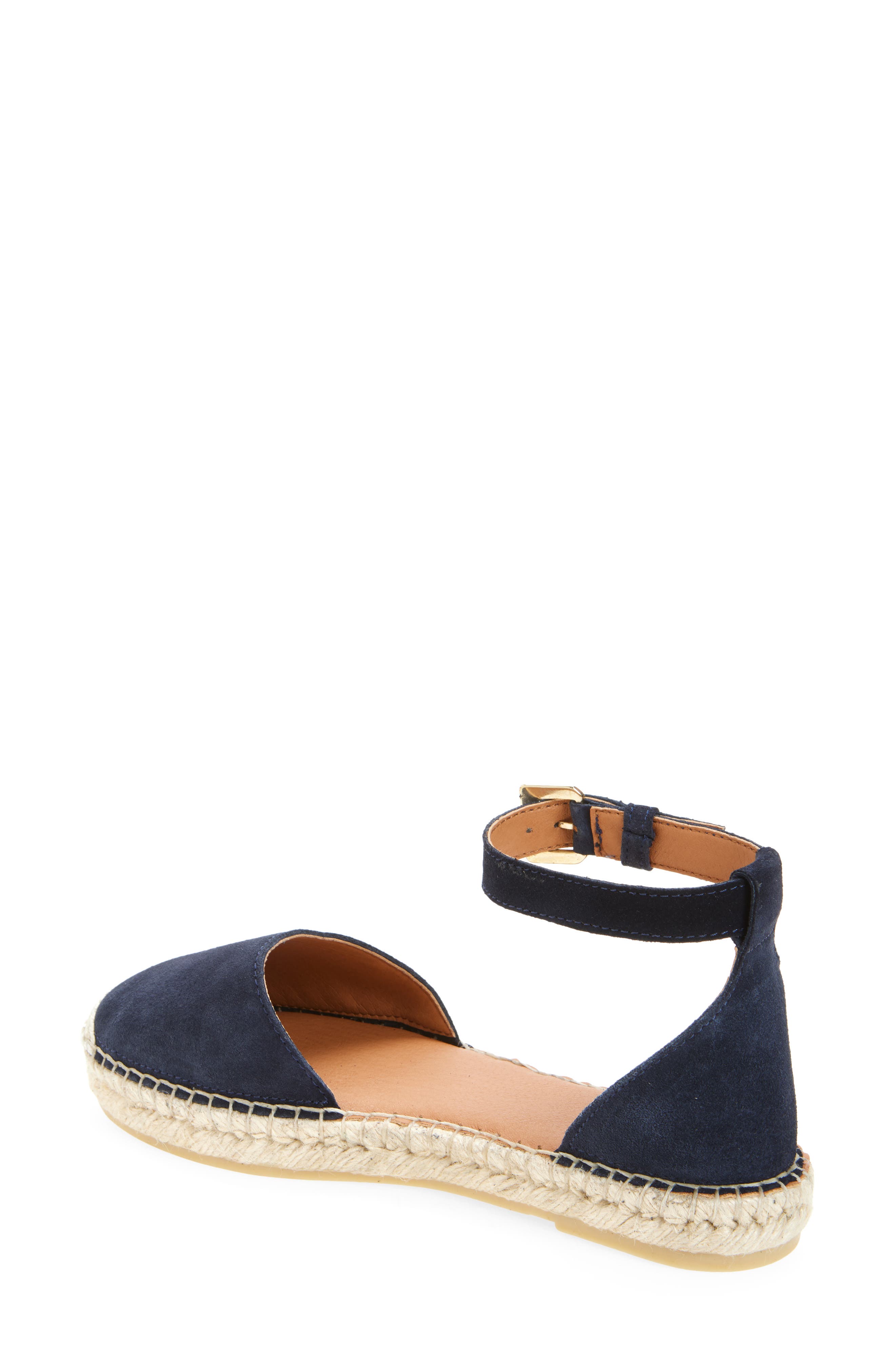 Sabella Espadrille Sandal, Alternate, color, NAVY SUEDE