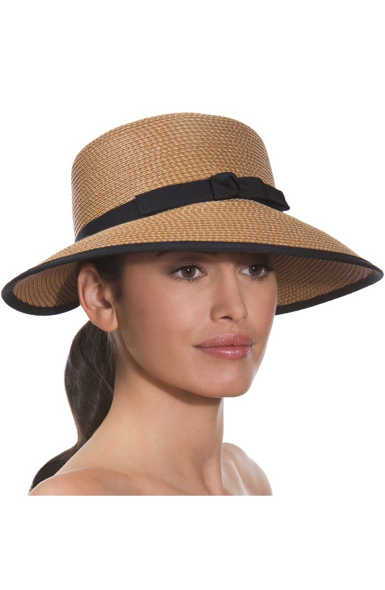 Eric Javits Squishee<sup>®</sup> Straw Cap, Alternate, color, 