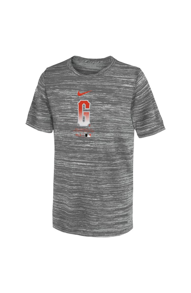 Nike Youth Nike Gray San Francisco Giants City Connect Practice Graphic Performance T-Shirt, Alternate, color, 