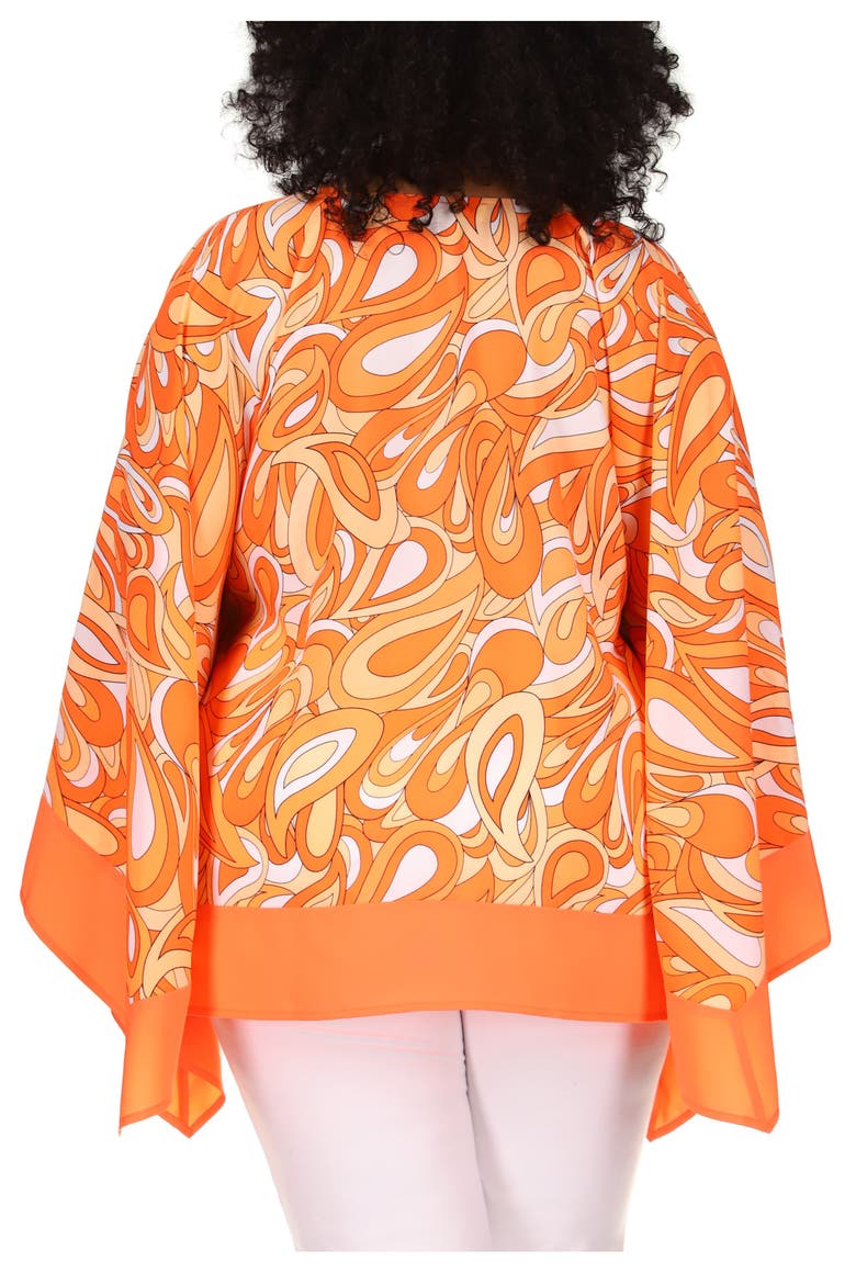 Super Groovy Handkerchief Top, Alternate, color, MANDARIN