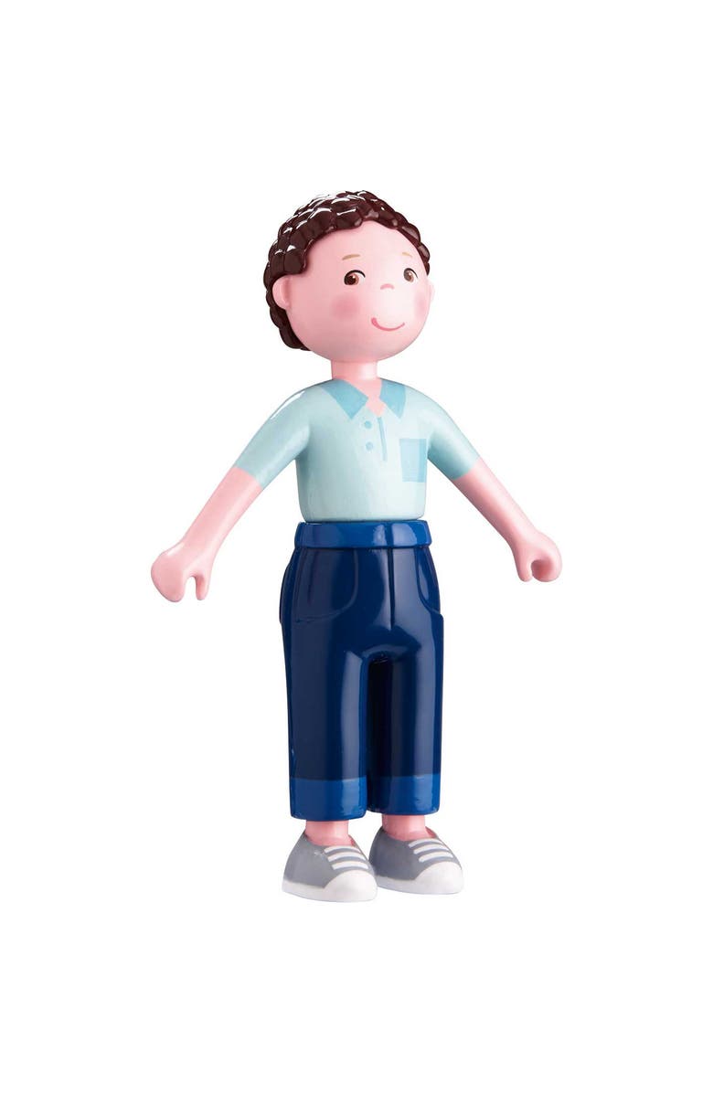 HABA Little Friends Dad Michael - 4.5" Dollhouse Toy Figure, Main, color, Multi