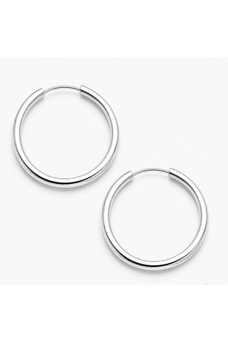 Sterling Silver Endless Style Hoops, Main, color, Silver