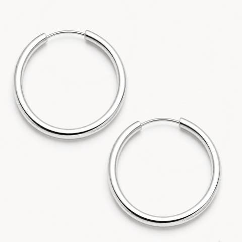 Sterling Silver Endless Style Hoops