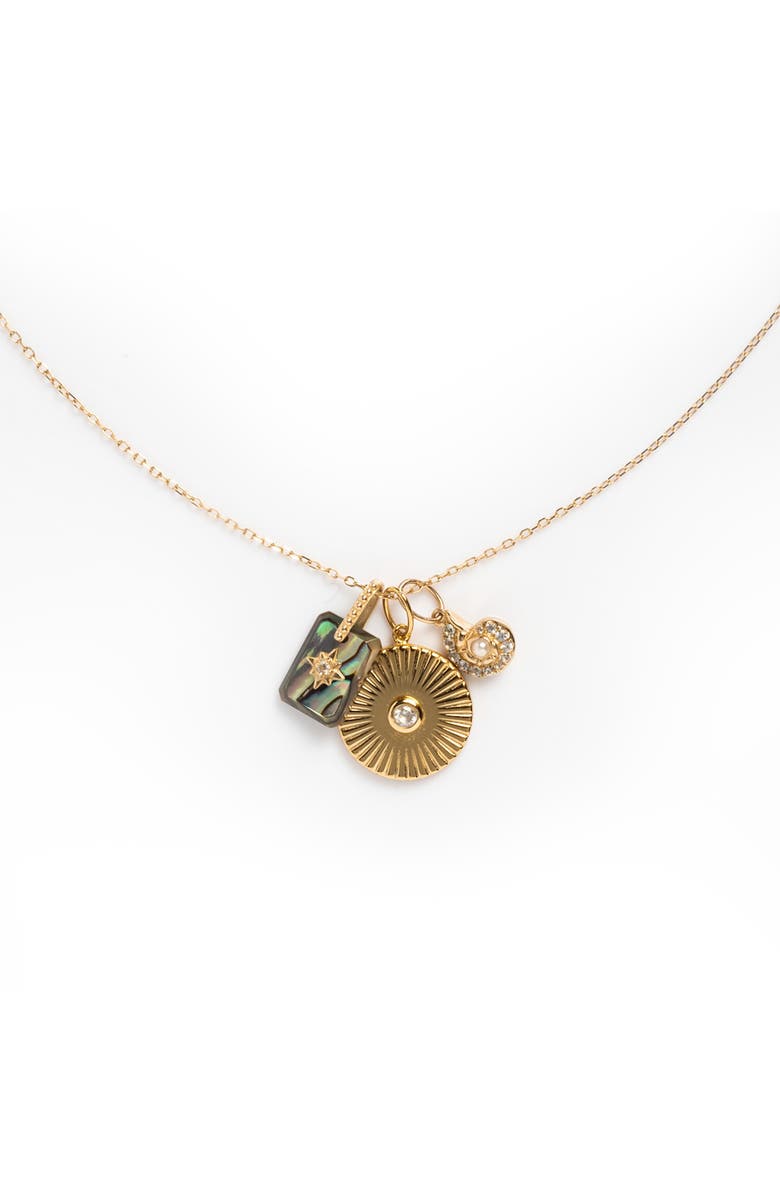 Local Eclectic Solid Gold Simple Glimmer Chain Necklace, Alternate, color, Gold