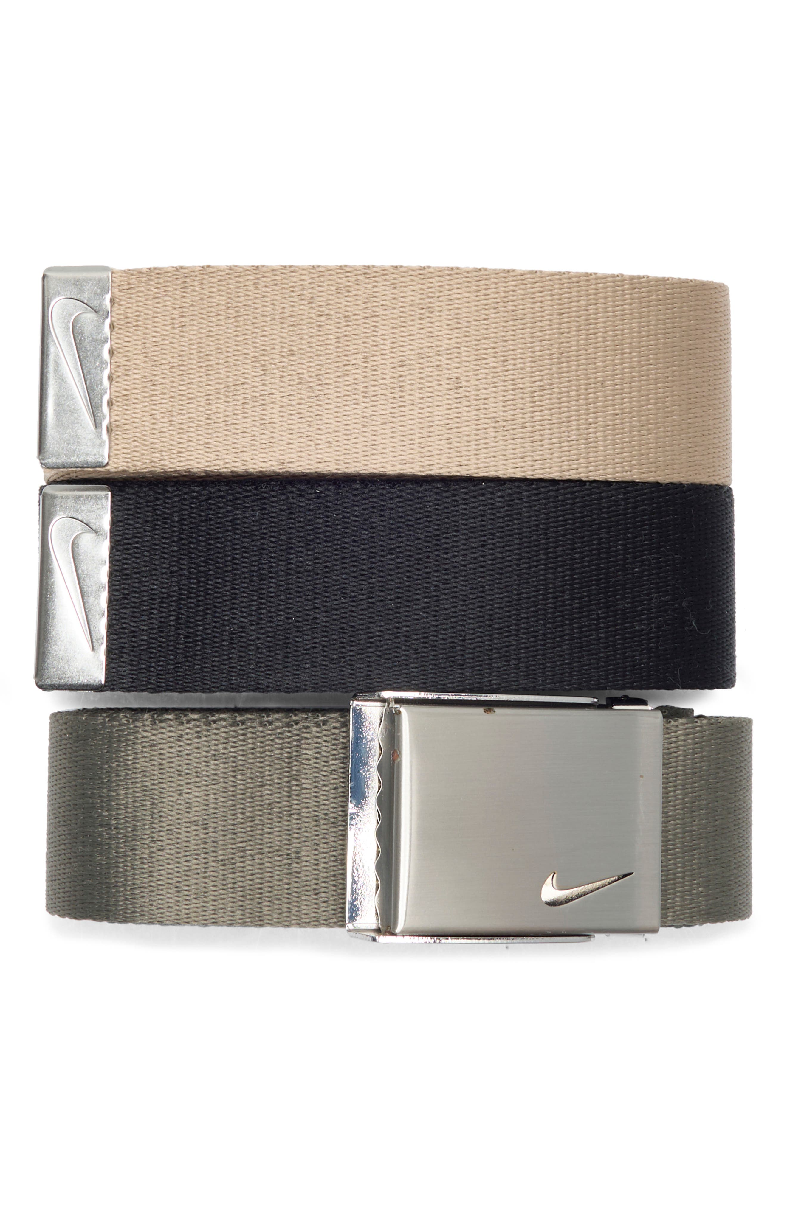 3-Pack Webbed Belts