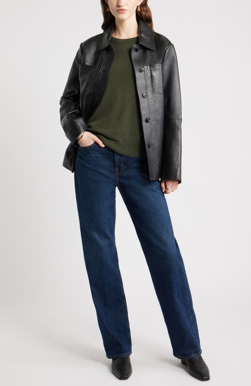 Nordstrom Cashmere Crewneck Sweater In Green