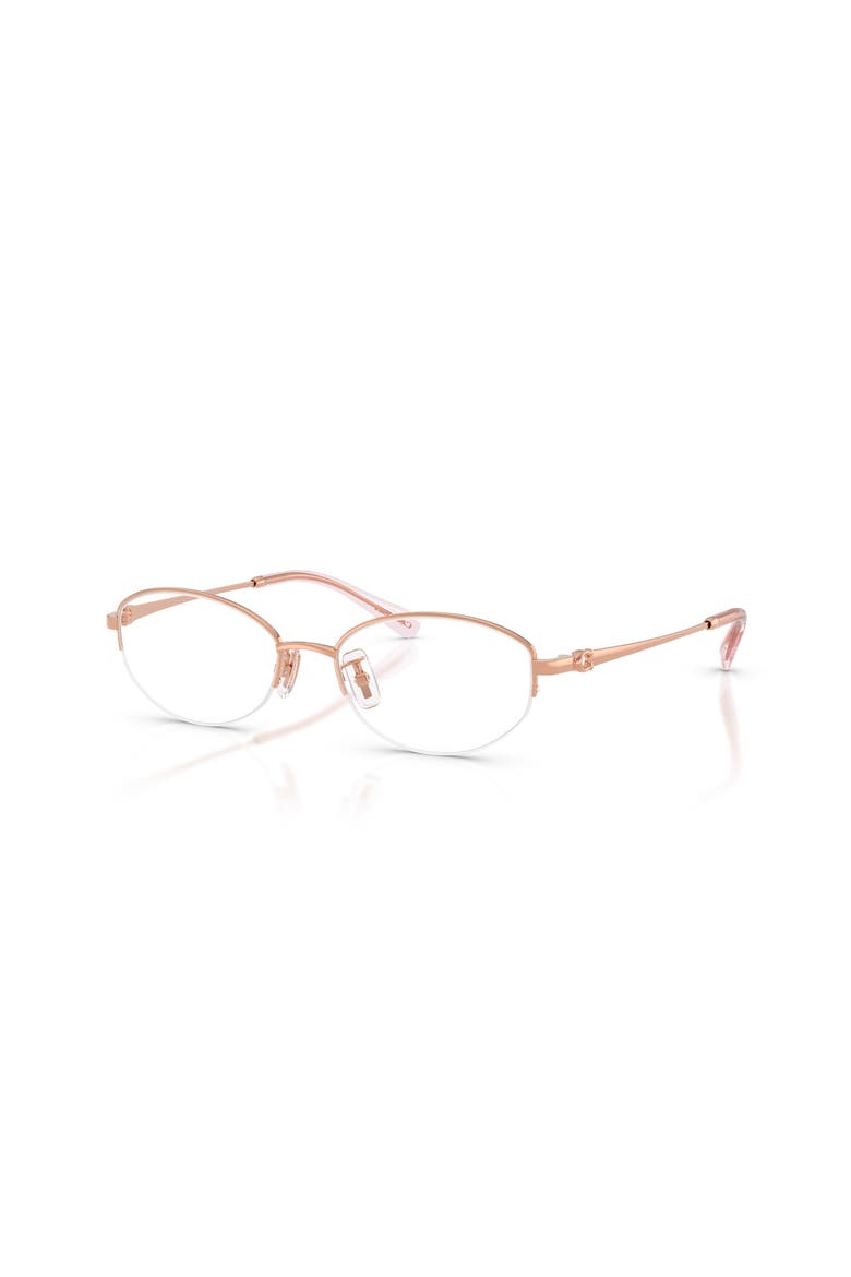 52mm Oval optical glasses, Main, color, Gold