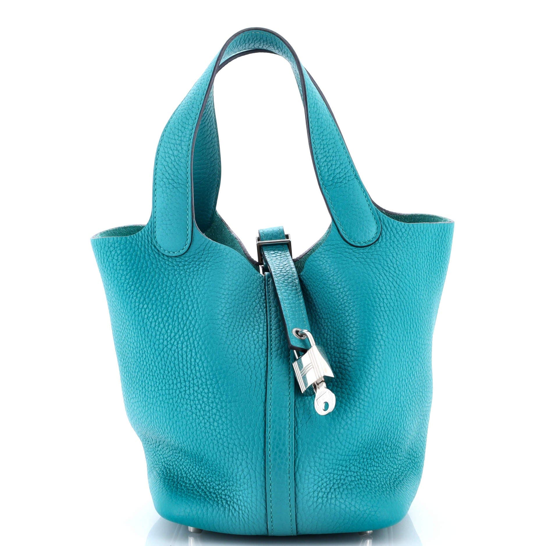 Picotin Lock Bag Clemence PM, Main, color, Blue