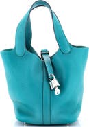 Pre-Owned Hermes Picotin Lock Bag Clemence PM