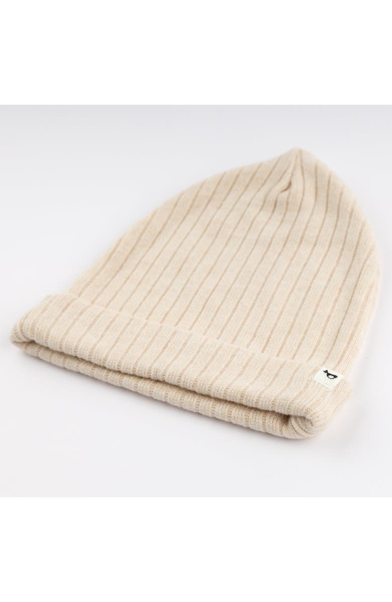 Oh baby! Brand Watchcap Fuzzy Knit- Infant, Alternate, color, Natural