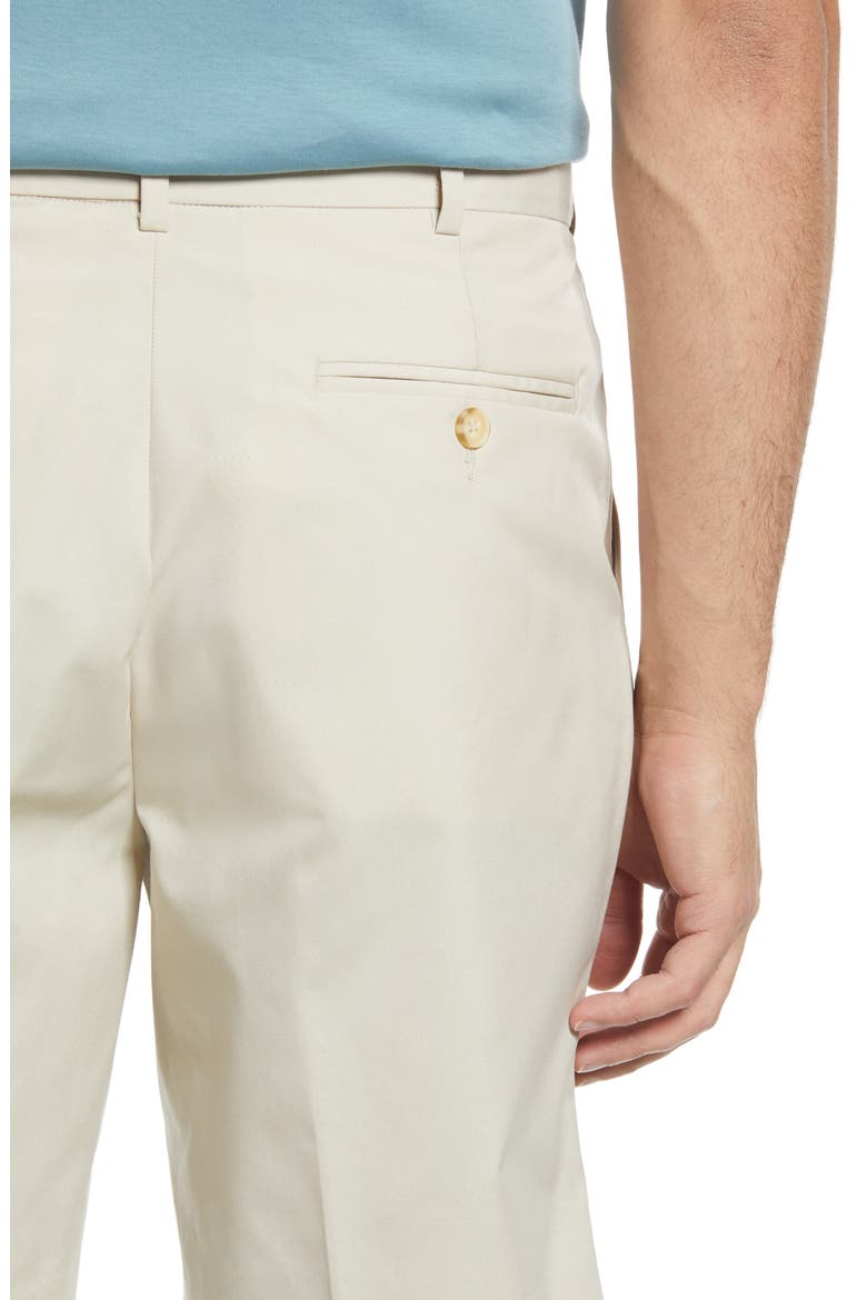 Prime Pleated Poplin Shorts, Alternate, color, LIGHT TAN
