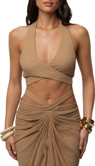 JLUXLABEL Cabana Halter top