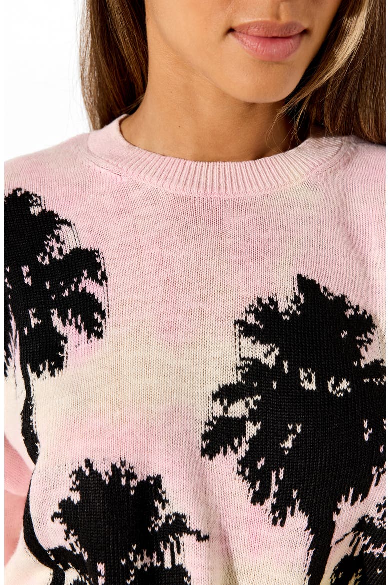 Summer Soul Venice Cotton & Linen Sweater, Alternate, color, PINK TIE DYE