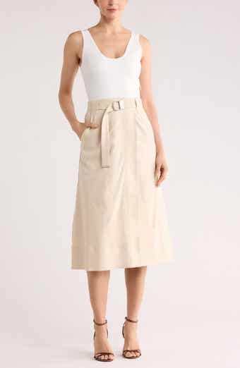 Simkhai Camden Sleeveless Linen Blend Midi Dress