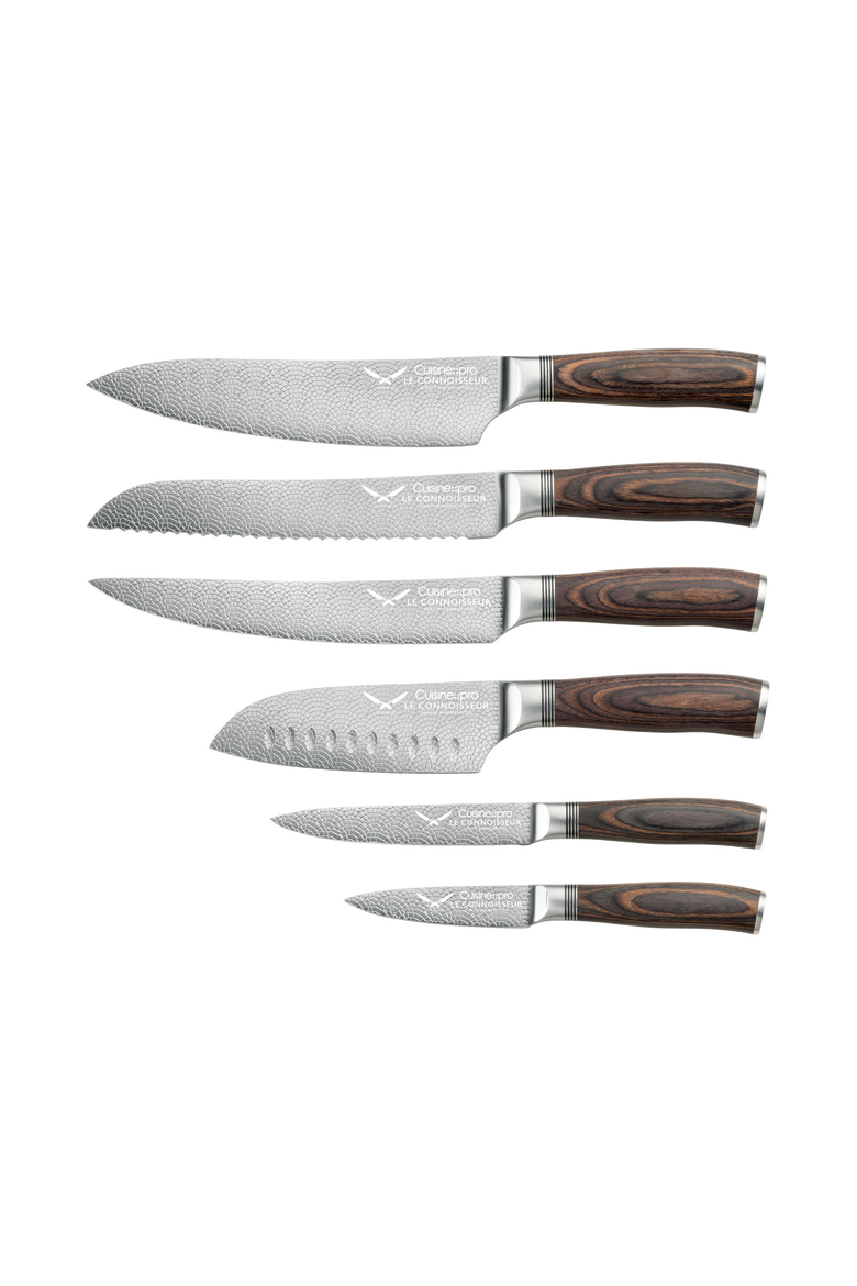 LE CONNOISSEUR 7-Piece Haute Knife Block, Alternate, color, Silver