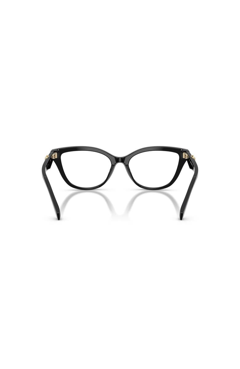 Michael Kors 52mm Cat Eye optical glasses, Alternate, color, Black