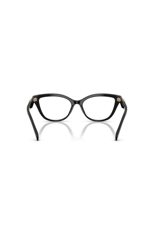 Michael Kors 54mm Cat Eye Optical Glasses In Black