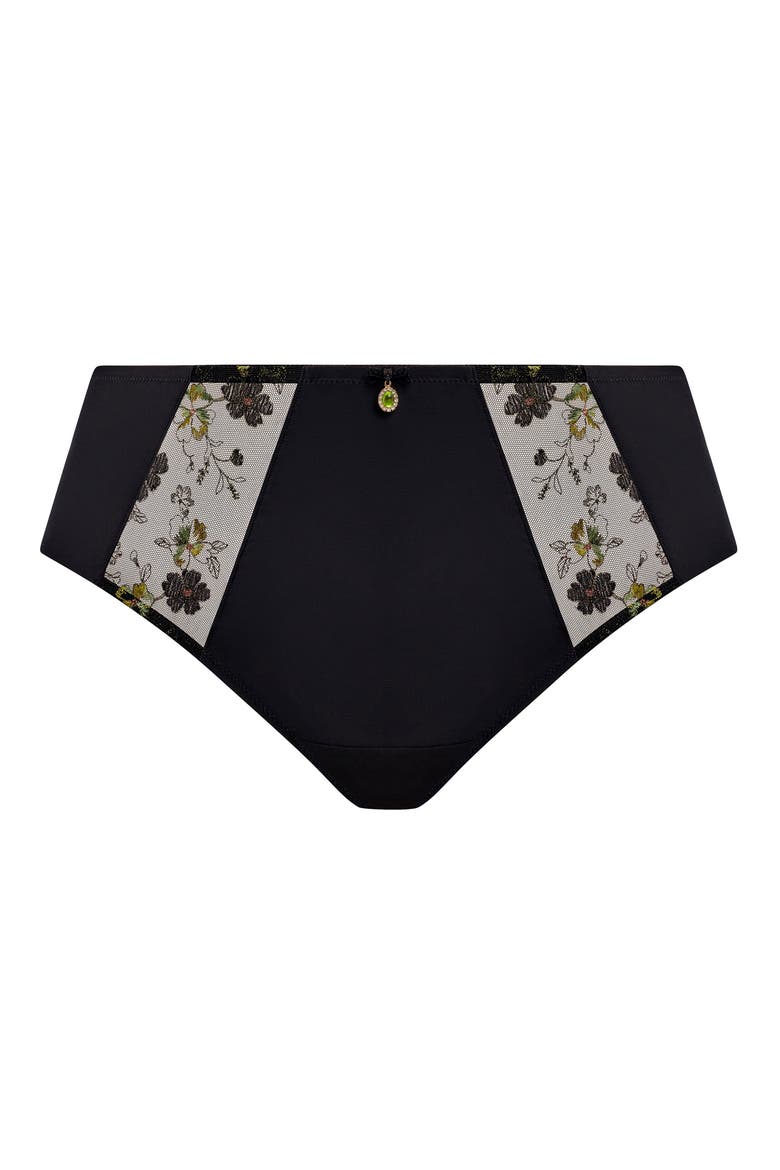 Lyriana Briefs, Alternate, color, JET