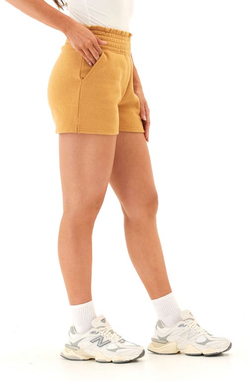 Threads 4 Thought Neve Triblend Fleece Shorts In Yellow