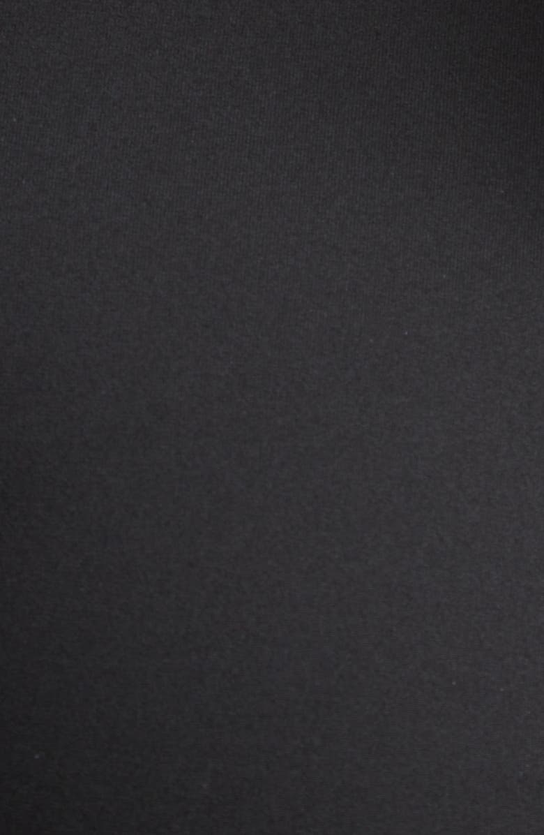 Max Mara Reversible Plunge Neck One-Piece Swimsuit, Alternate, color, Black